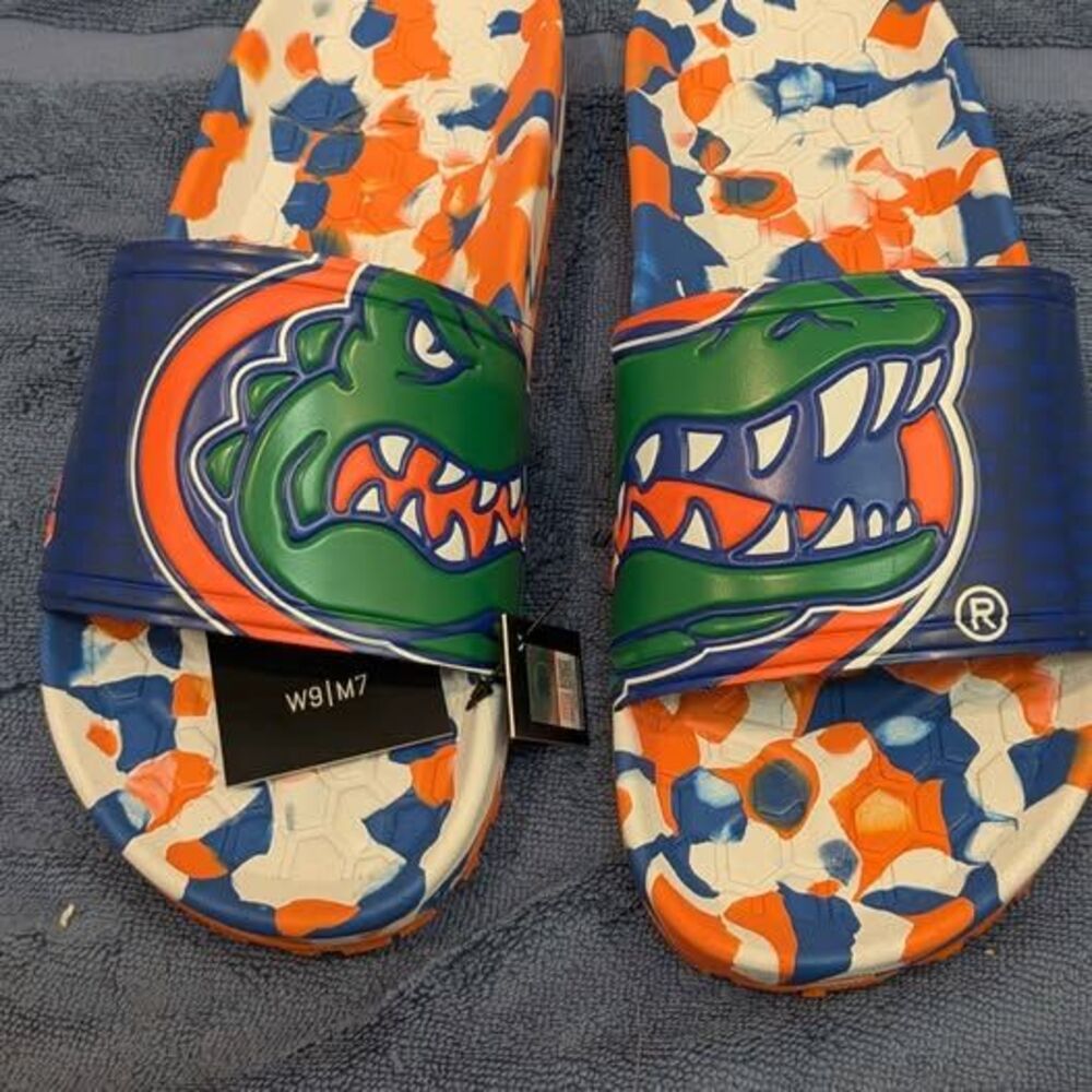 Florida Gators Slides Womens 9 Mens 7 University of Florida Slide Sandals UF NWT